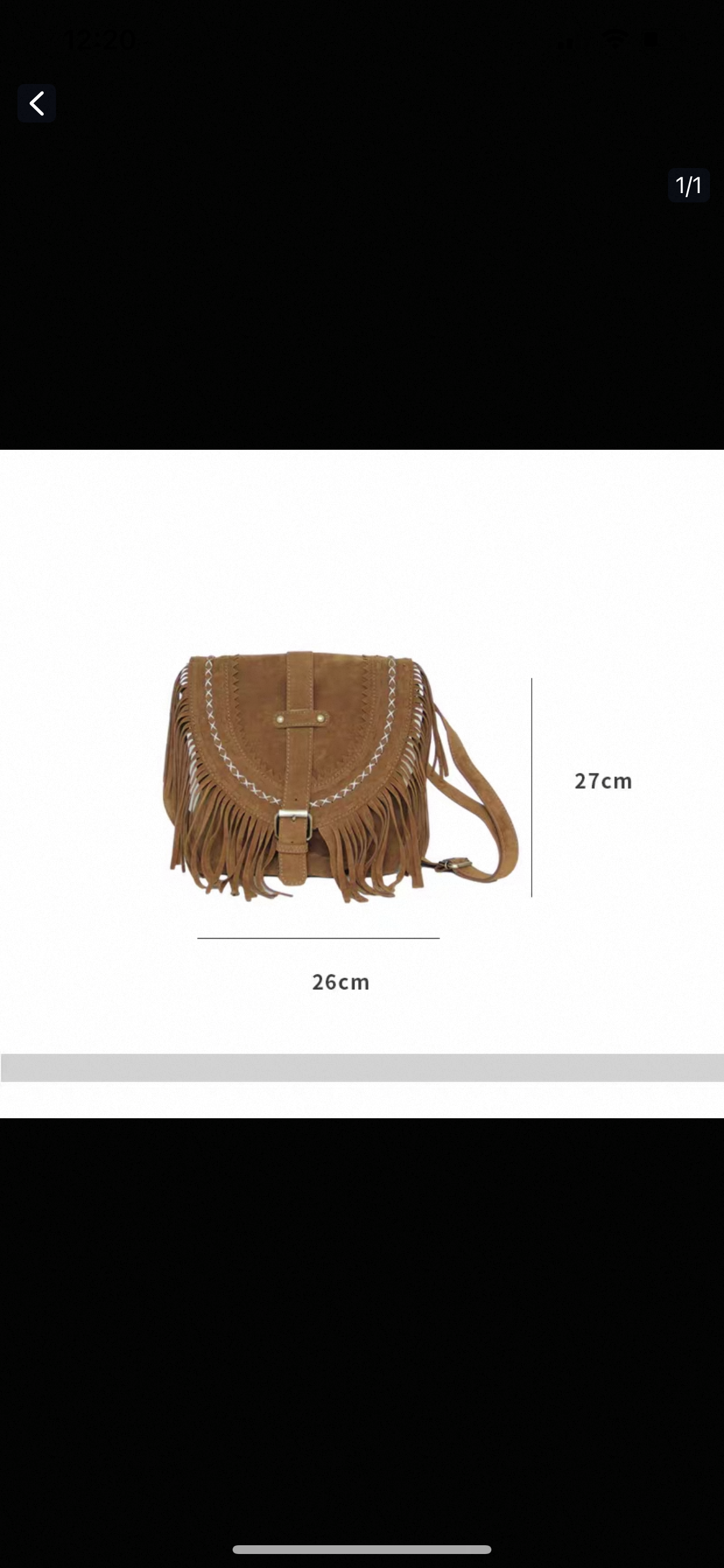 Frosted tassel bag women's Bohemian shoulder bag large