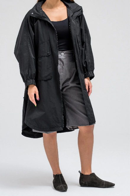 Long Hooded Jacket