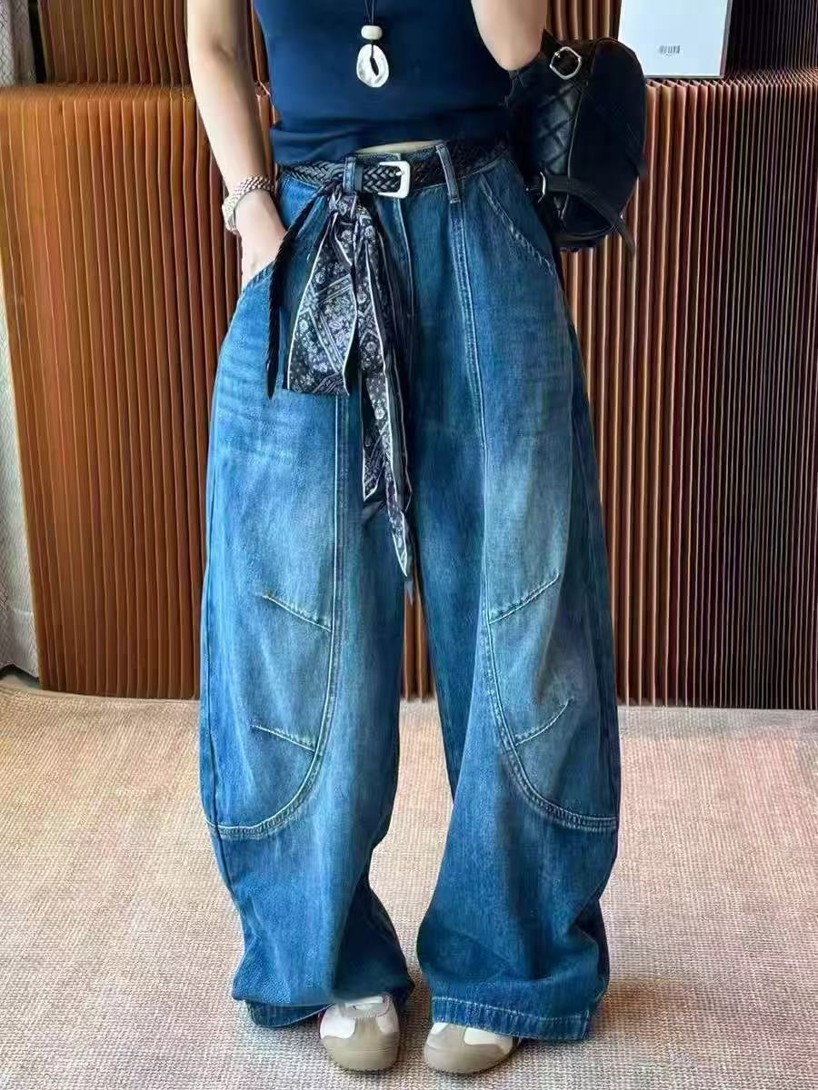 Oversize Barrel Pants