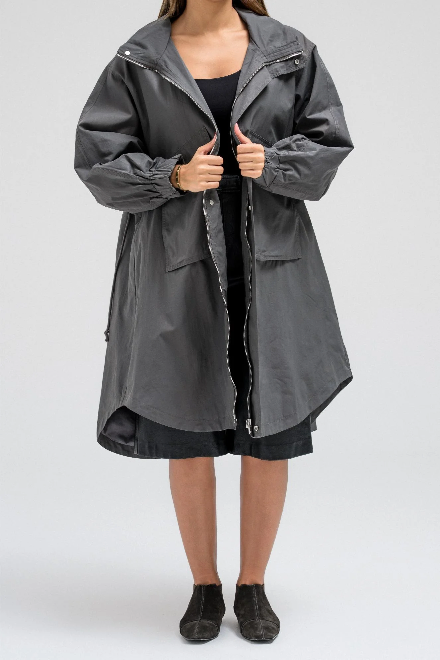 Long Hooded Jacket