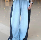 Two-Tone Wide leg pants