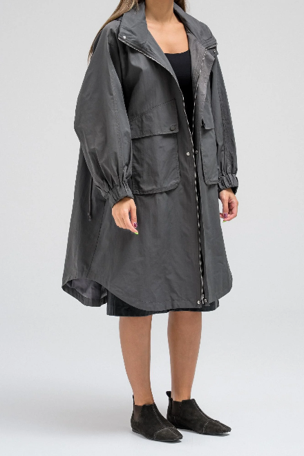 Long Hooded Jacket