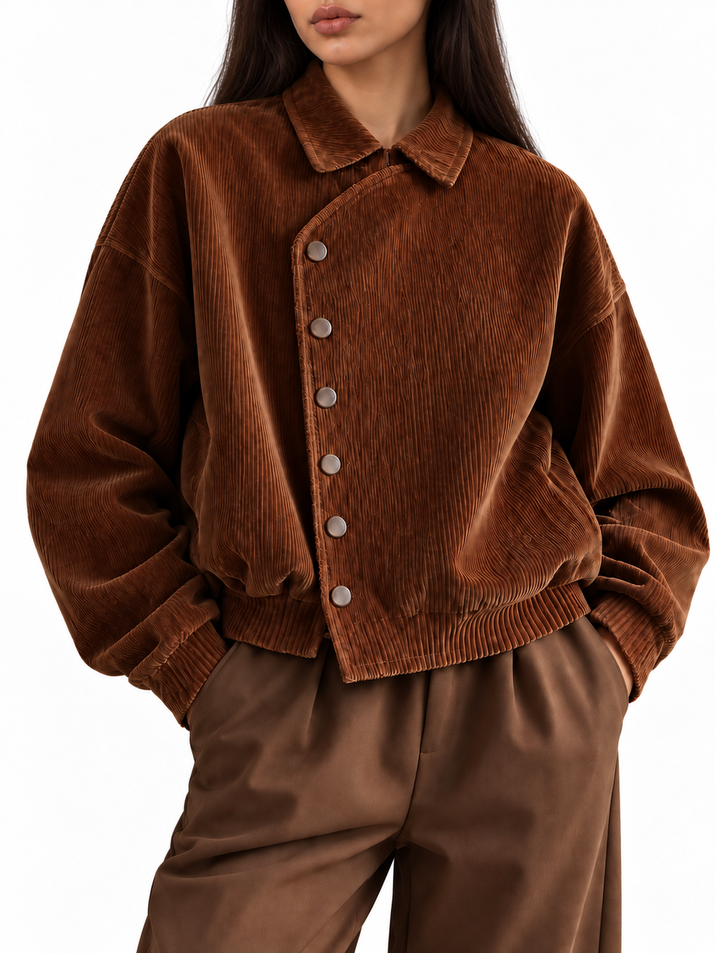 Corduroy Buttons Jacket