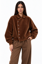 Corduroy Buttons Jacket