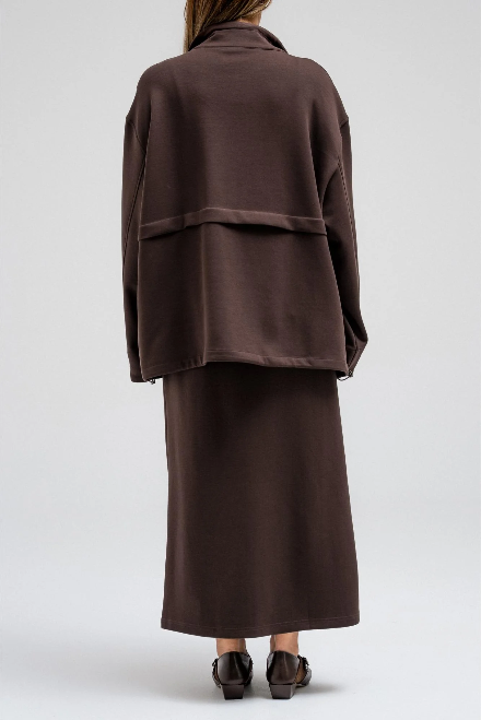 DRAWSTRING DETAIL JACKET