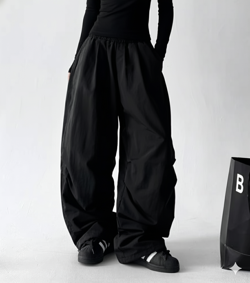 Parachute Elastic Leg Soft Pants