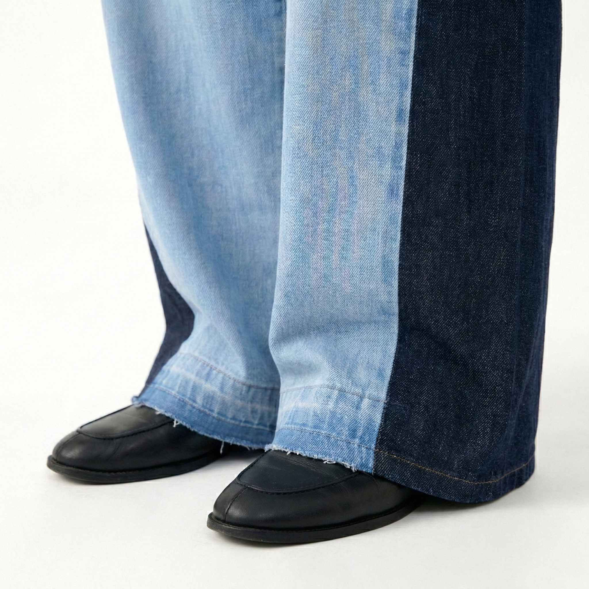 Two-Tone Wide leg pants