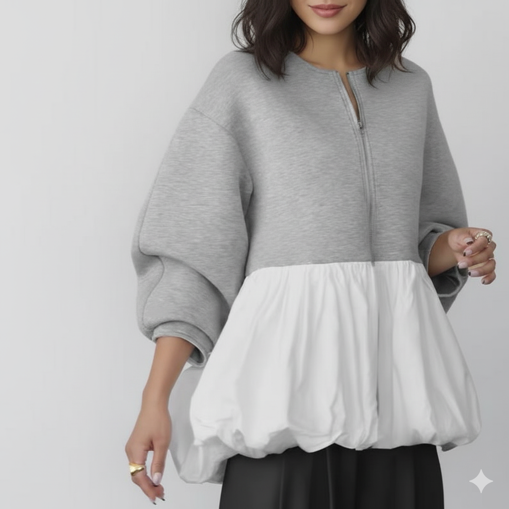 Melton X Waterproof Balloon Zipper Jacket