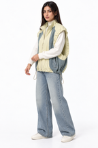 Denim x Waterproof Elastic Vest
