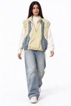 Denim x Waterproof Elastic Vest