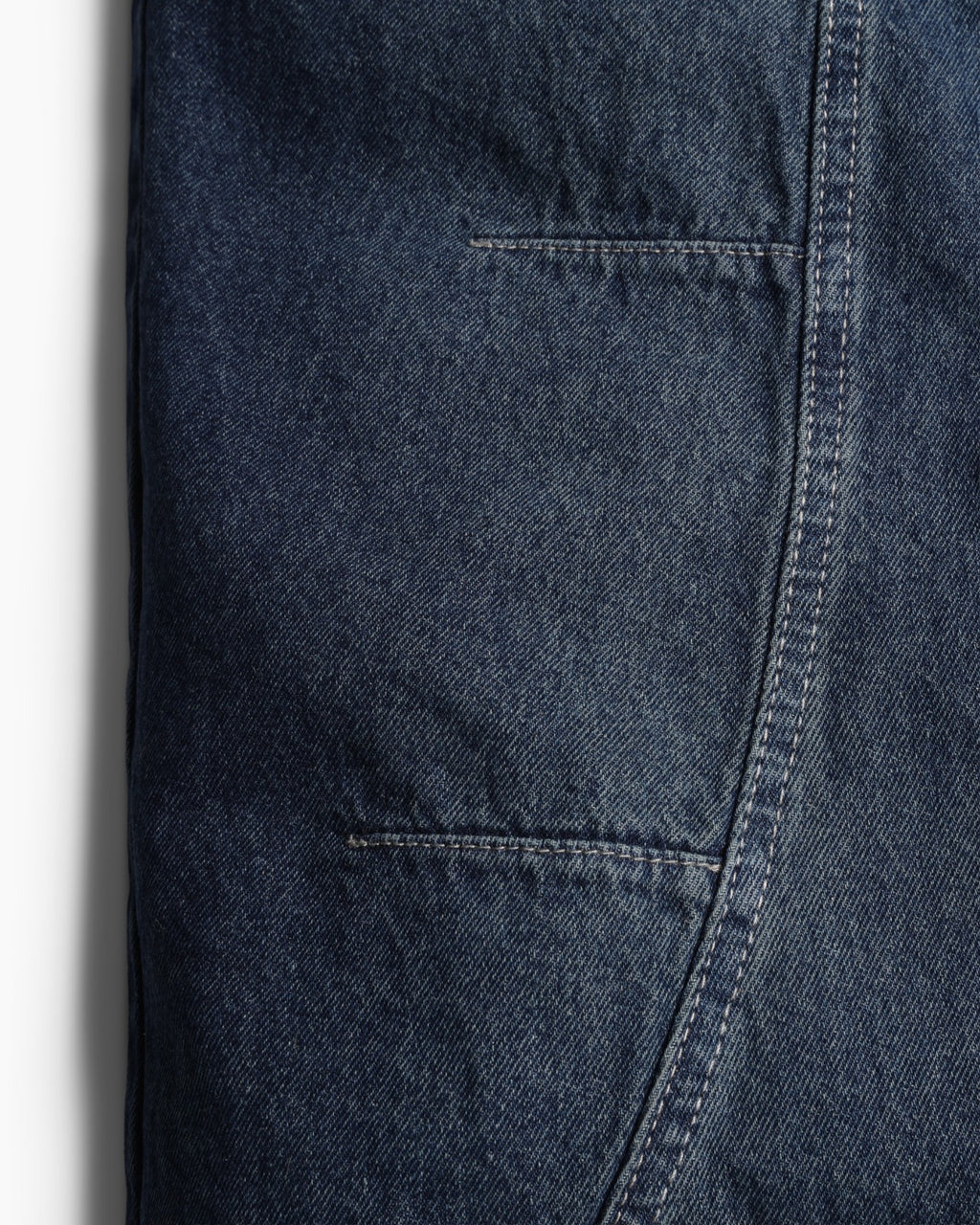Oversized Barrel Pants Dark Blue