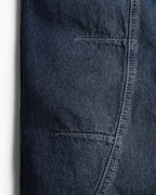 Oversized Barrel Pants Dark Blue