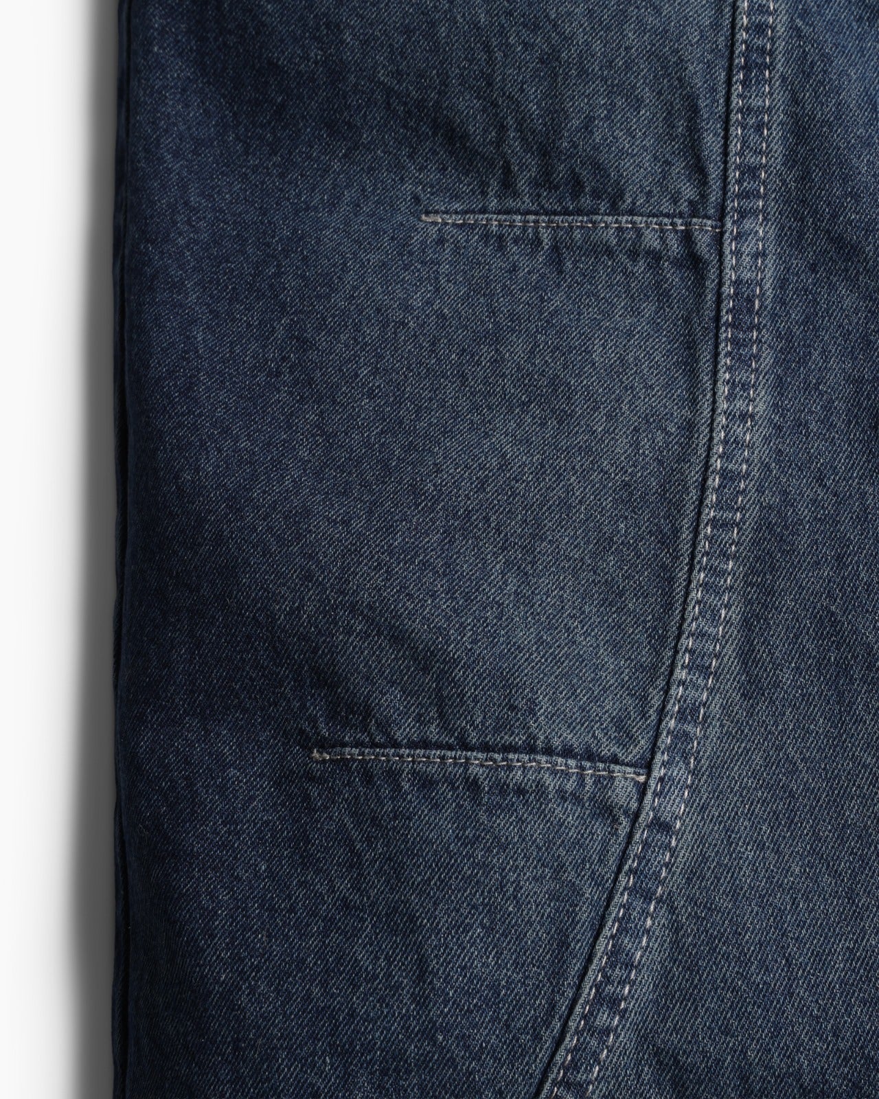 Oversized Barrel Pants Dark Blue